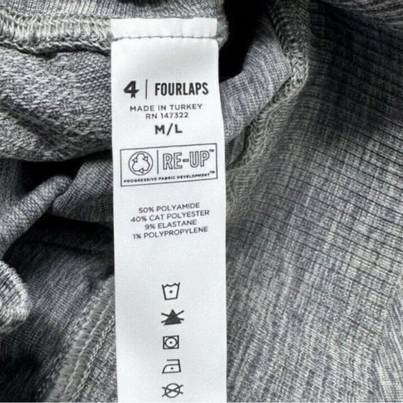 ❌CLEARANCE❌Fourlaps Aero Seamless Athletic Short 3” | Heather Grey | NEW/NWT☑️👟 - Picture 5 of 9